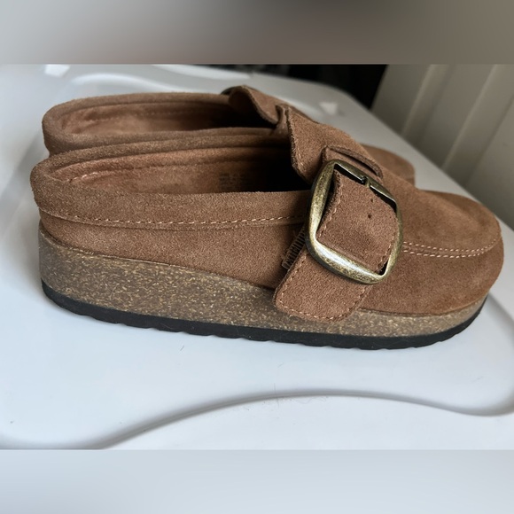 Size 6 Sonoma Goods For Life® Women's Chestnut Mule Clogs - Picture 2 of 6